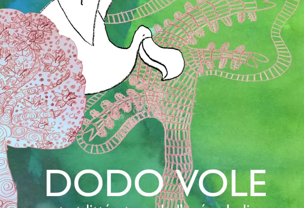 Edition Dodo vole, un dodo, oiseau symbole de l'océan indien est dessiné